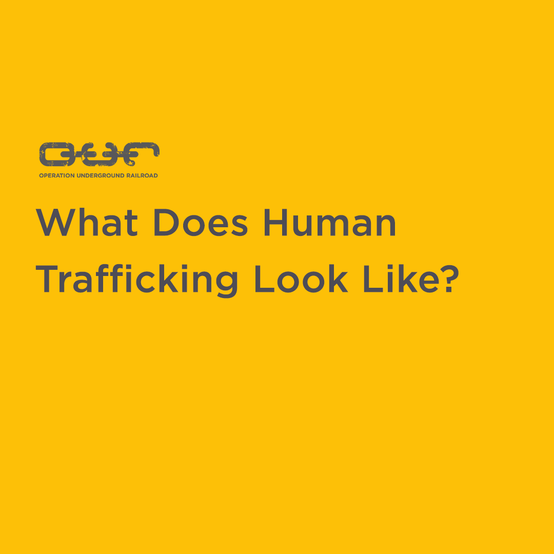 WHAT HUMAN TRAFFICKING LOOKS LIKE